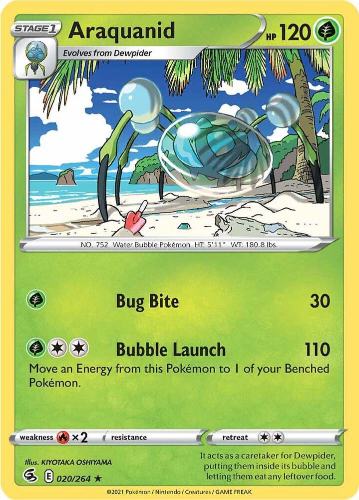 Araquanid 020/264 (SWSH08: Fusion Strike)  | Good Games Adelaide SA