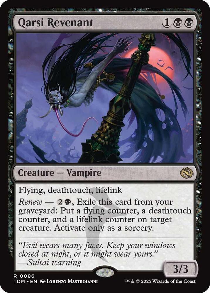 Qarsi Revenant 86 (Tarkir: Dragonstorm)  - Foil | Good Games Adelaide SA