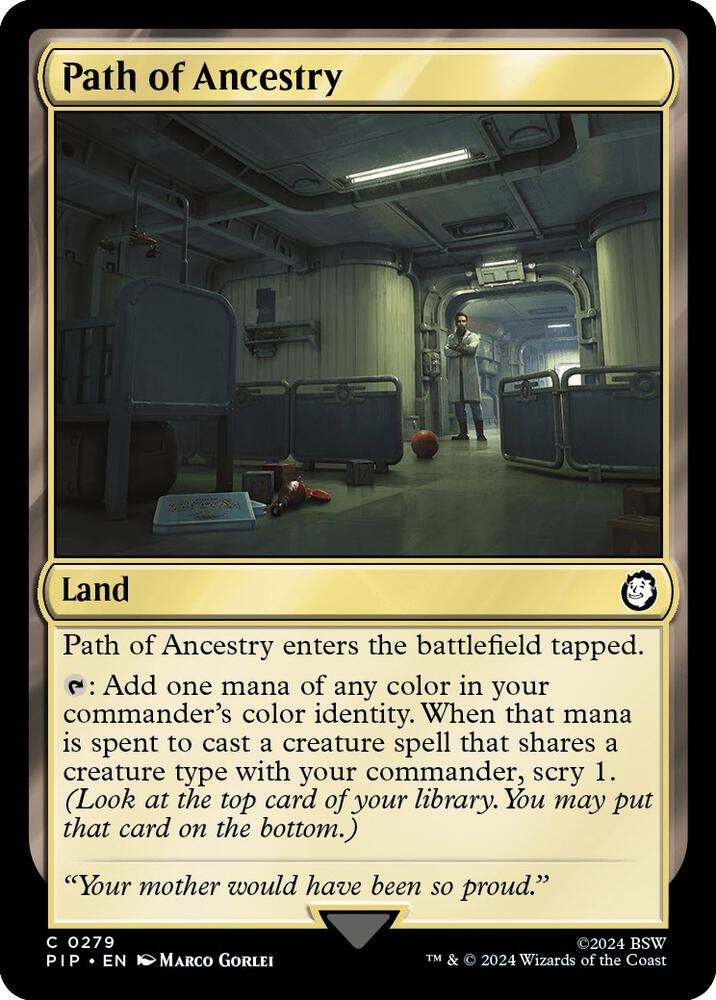 Path of Ancestry 279 (Universes Beyond: Fallout)  - Foil | Good Games Adelaide SA
