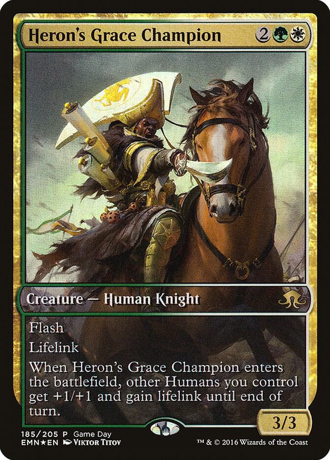 Heron's Grace Champion 185 (Game Day & Store Championship Promos)  - Full Art Foil | Good Games Adelaide SA