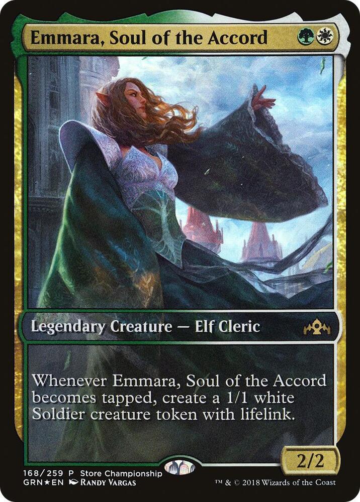 Emmara, Soul of the Accord 168 (Game Day & Store Championship Promos)  - Foil | Good Games Adelaide SA