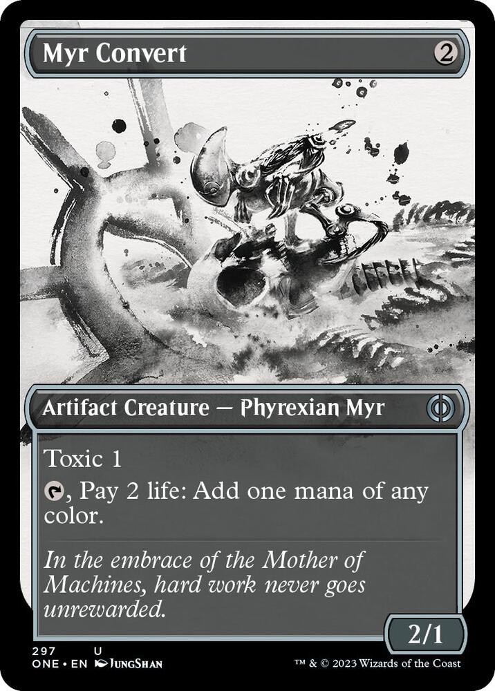 Myr Convert 297 (Phyrexia: All Will Be One)  - Showcase | Good Games Adelaide SA