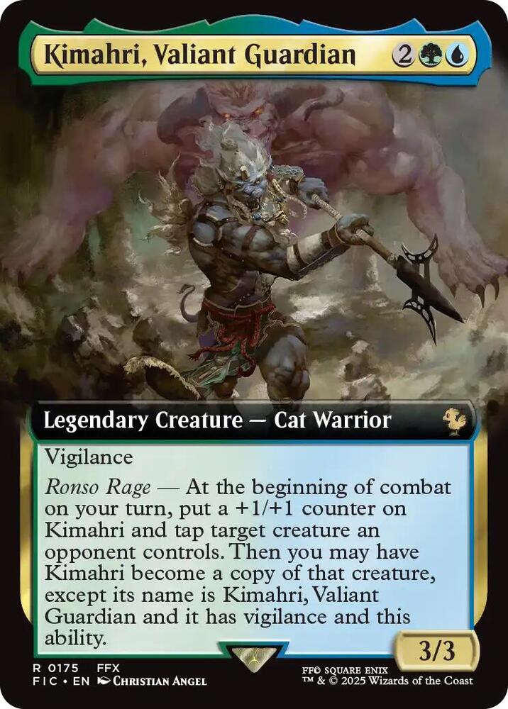 Kimahri, Valiant Guardian 175 (Commander: FINAL FANTASY)  - Foil | Good Games Adelaide SA