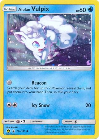 Alolan Vulpix 021a/145 (Alternate Art Promos)  - Holofoil | Good Games Adelaide SA