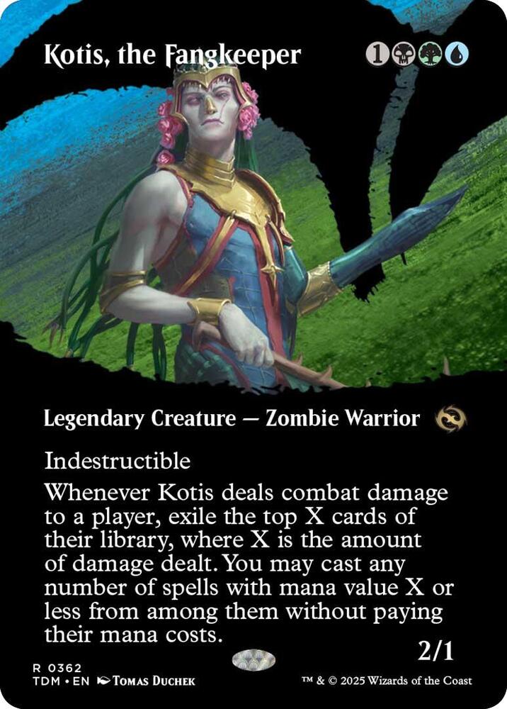 Kotis the Fangkeeper Borderless 362 (Tarkir: Dragonstorm)  - Borderless | Good Games Adelaide SA