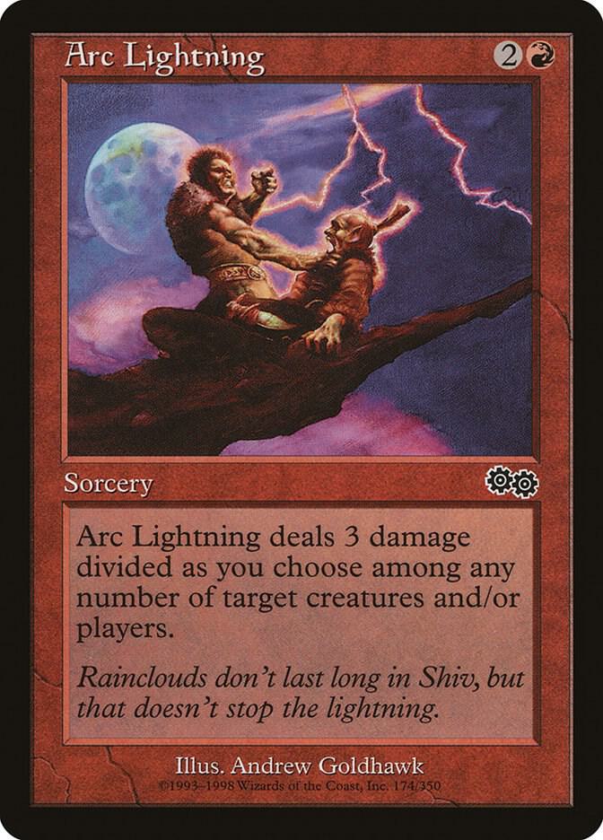 Arc Lightning 174 (Urza's Saga)  | Good Games Adelaide SA