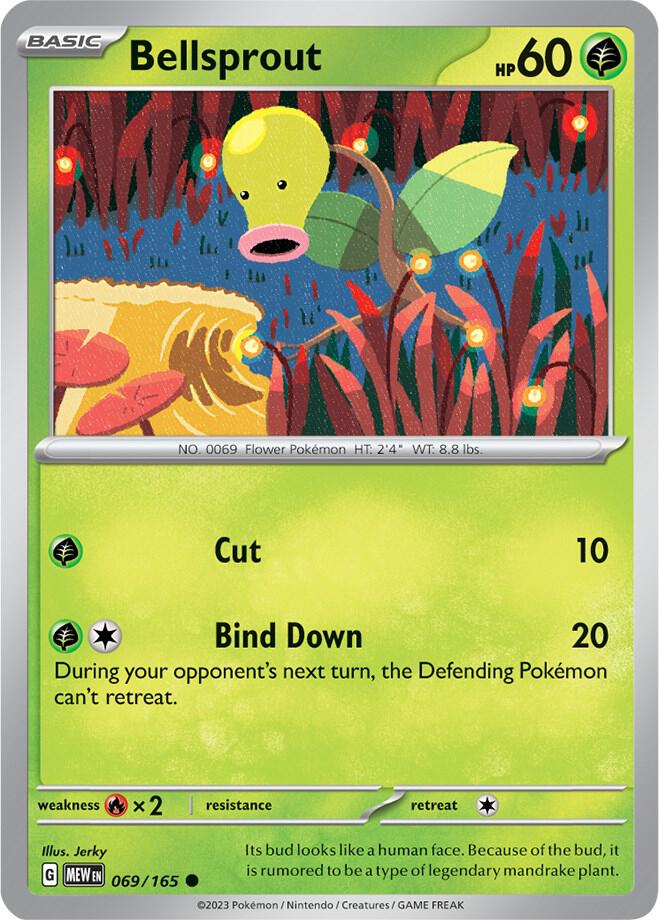 Bellsprout 069/165 (SV: Scarlet & Violet 151)  | Good Games Adelaide SA