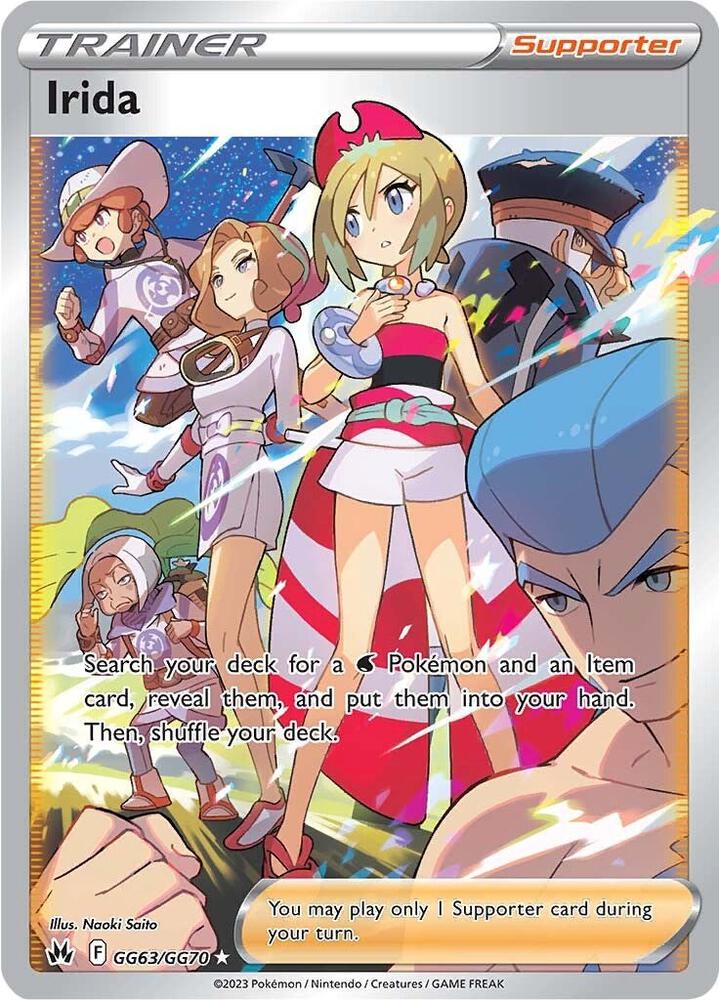 Irida GG63/GG70 (Crown Zenith: Galarian Gallery)  - Holofoil | Good Games Adelaide SA