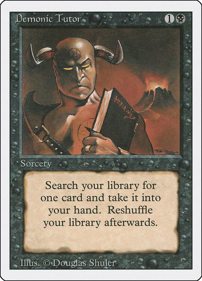 Demonic Tutor  (Revised Edition)  | Good Games Adelaide SA