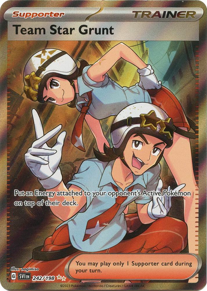 Team Star Grunt 242 198 242/198 (SV01: Scarlet & Violet Base Set)  - Holofoil | Good Games Adelaide SA