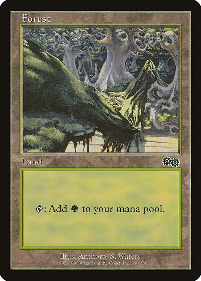 Forest 350 350 (Urza's Saga)  | Good Games Adelaide SA