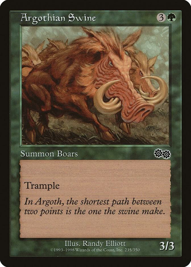 Argothian Swine 235 (Urza's Saga)  | Good Games Adelaide SA