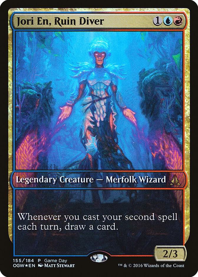 Jori En, Ruin Diver 155 (Game Day & Store Championship Promos)  - Full Art Foil | Good Games Adelaide SA