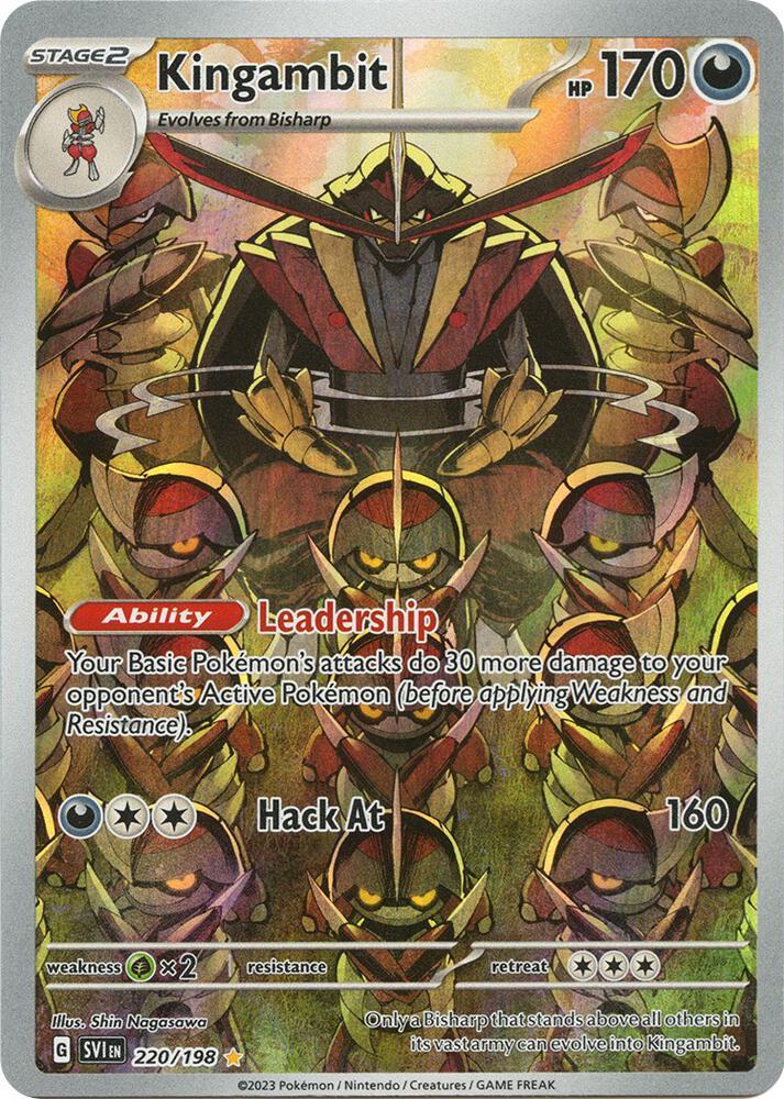 Kingambit 220 198 220/198 (SV01: Scarlet & Violet Base Set)  - Holofoil | Good Games Adelaide SA