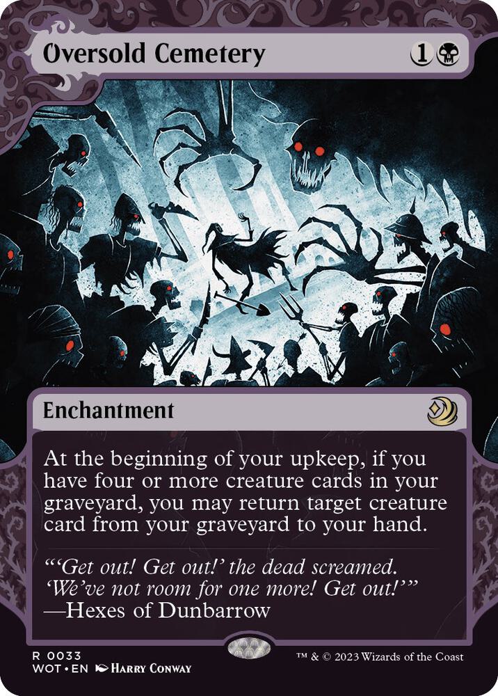 Oversold Cemetery 33 (Wilds of Eldraine: Enchanting Tales)  - Foil | Good Games Adelaide SA