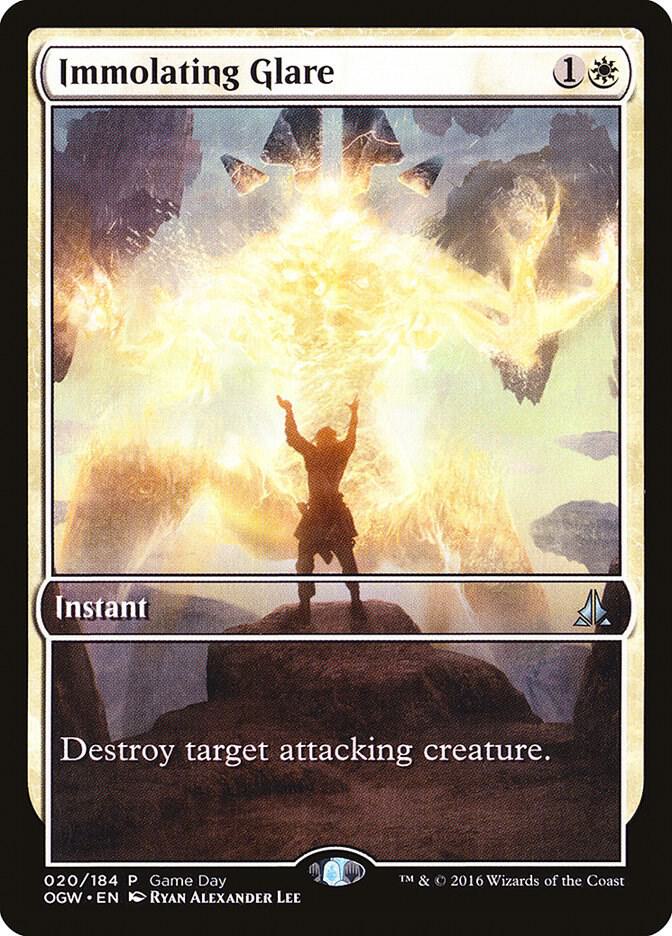 Immolating Glare 20 (Game Day & Store Championship Promos)  - Full Art | Good Games Adelaide SA