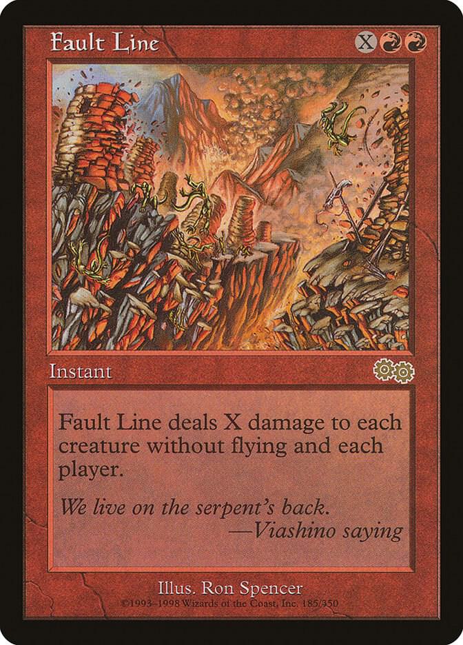Fault Line 185 (Urza's Saga)  | Good Games Adelaide SA