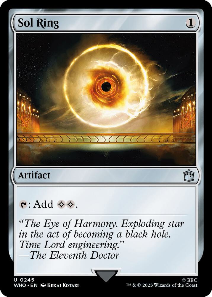 Sol Ring 245 (Universes Beyond: Doctor Who)  - Foil | Good Games Adelaide SA