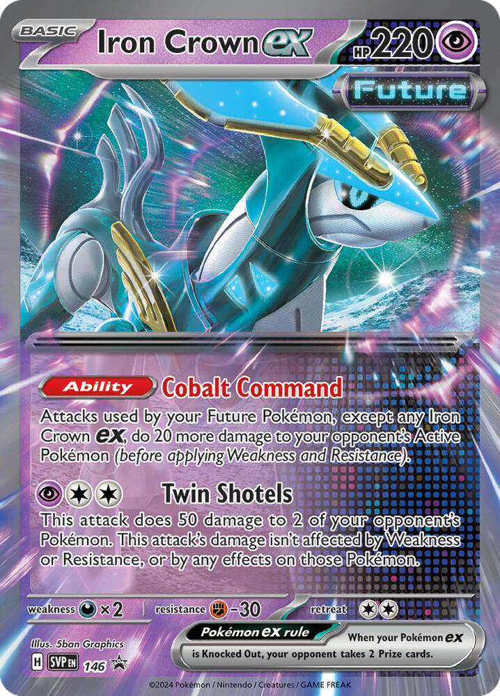 Iron Crown 146 (SV: Scarlet & Violet Promo Cards)  - Holofoil | Good Games Adelaide SA