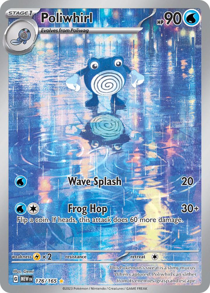 Poliwhirl 176/165 (SV: Scarlet & Violet 151)  - Holofoil | Good Games Adelaide SA