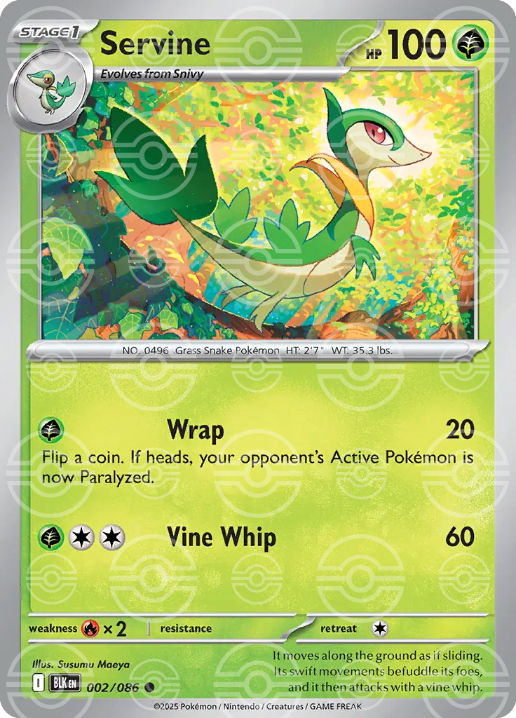 Servine 002/086 (SV: Black Bolt)  - Holofoil | Good Games Adelaide SA