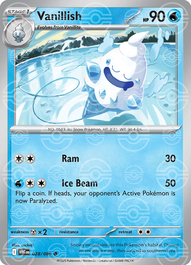 Vanillish 028/086 (SV: White Flare)  - Holofoil | Good Games Adelaide SA