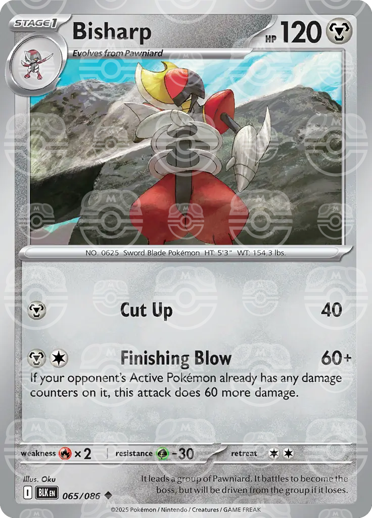 Bisharp 065/086 (SV: Black Bolt)  - Holofoil | Good Games Adelaide SA