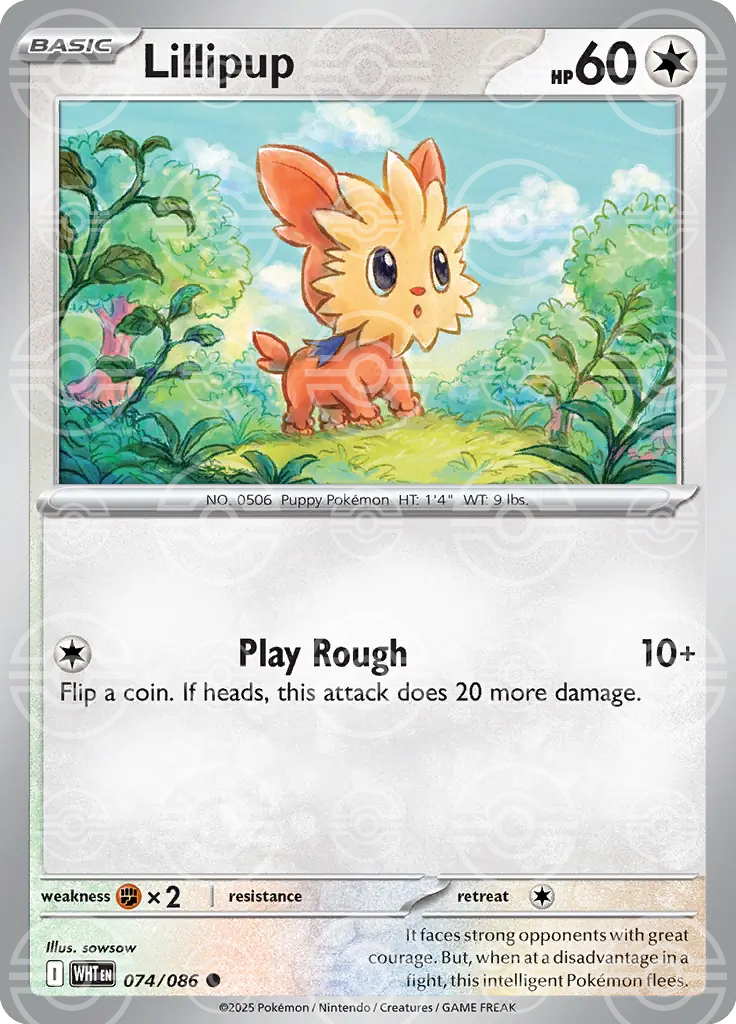 Lillipup 074/086 (SV: White Flare)  - Holofoil | Good Games Adelaide SA