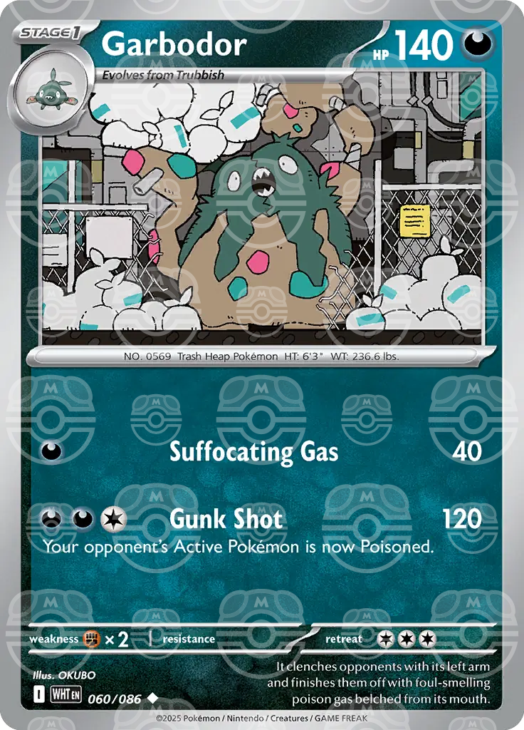 Garbodor 060/086 (SV: White Flare)  - Holofoil | Good Games Adelaide SA