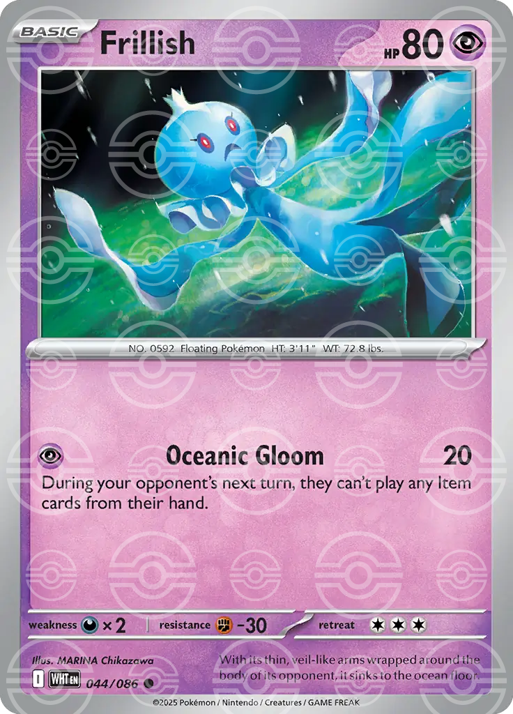 Frillish 044/086 (SV: White Flare)  - Holofoil | Good Games Adelaide SA