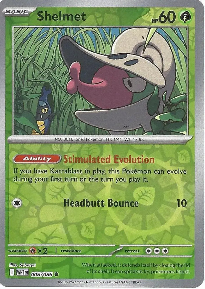 Shelmet 008/086 (SV: White Flare)  - Reverse Holofoil | Good Games Adelaide SA
