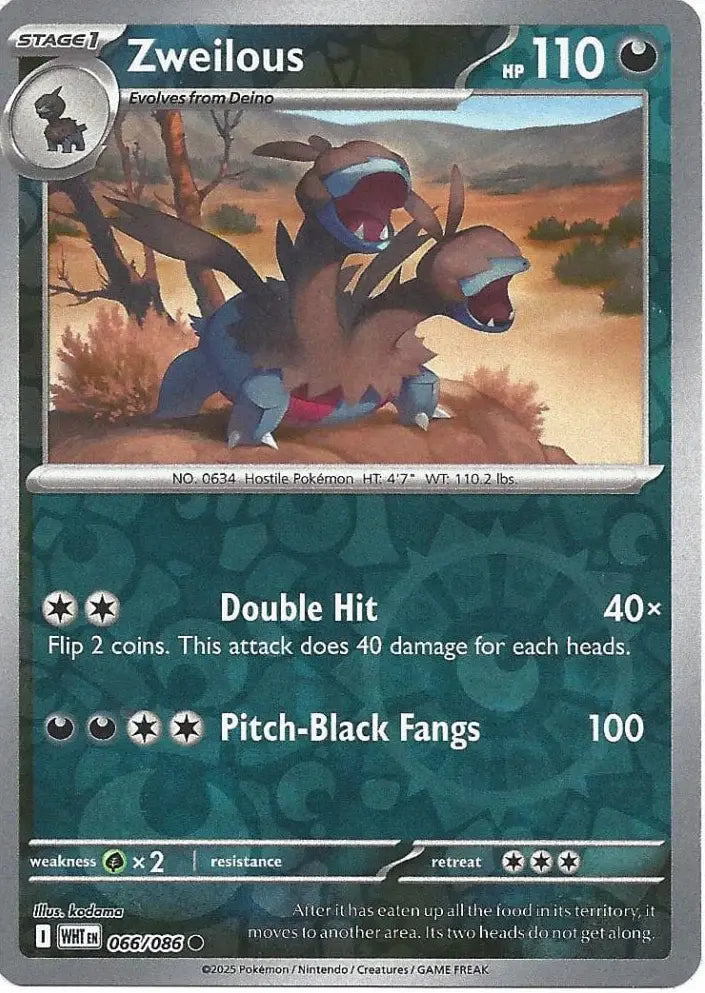 Zweilous 066/086 (SV: White Flare)  - Reverse Holofoil | Good Games Adelaide SA