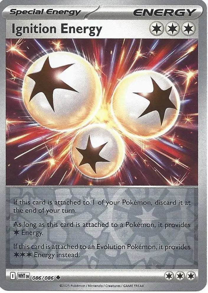 Ignition Energy 086/086 (SV: White Flare)  - Reverse Holofoil | Good Games Adelaide SA