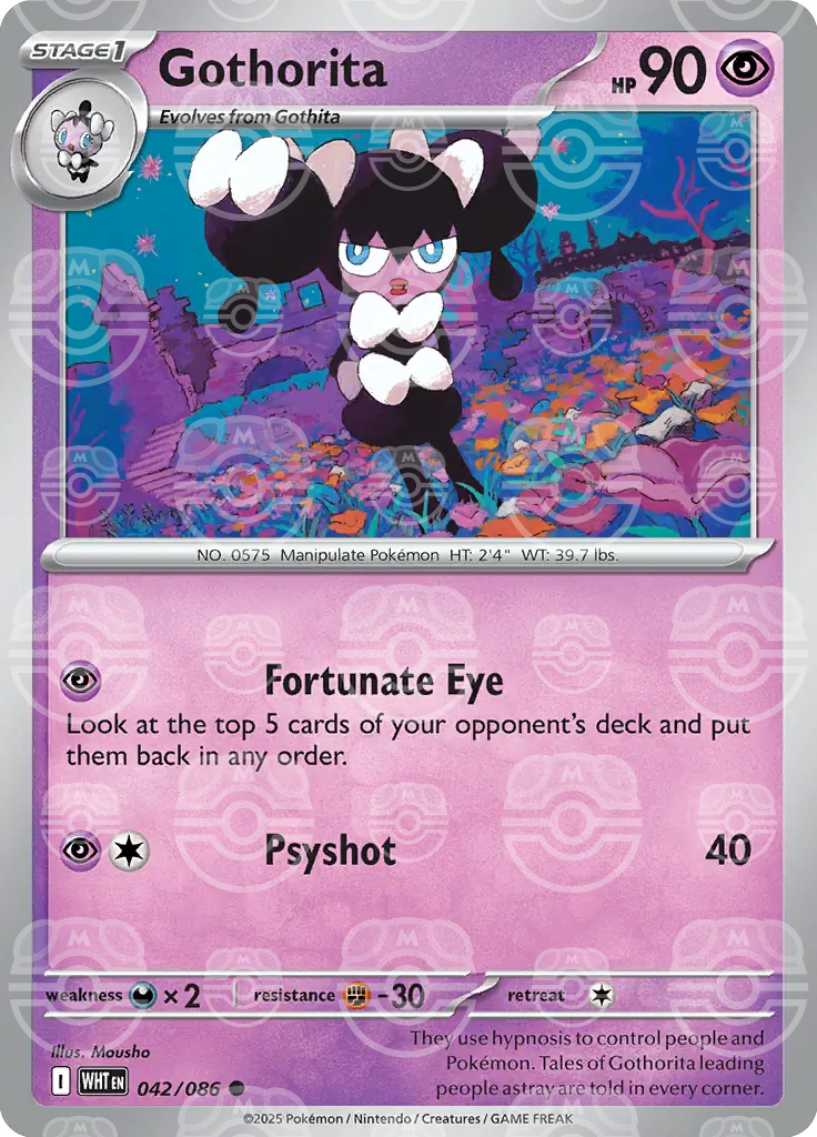 Gothorita 042/086 (SV: White Flare)  - Holofoil | Good Games Adelaide SA