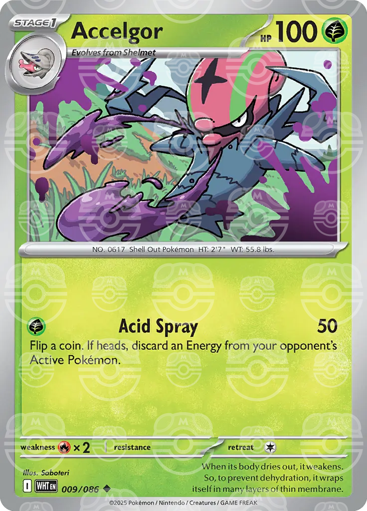 Accelgor 009/086 (SV: White Flare)  - Holofoil | Good Games Adelaide SA