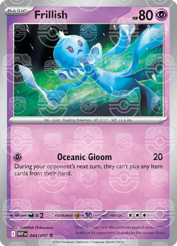 Frillish 044/086 (SV: White Flare)  - Holofoil | Good Games Adelaide SA