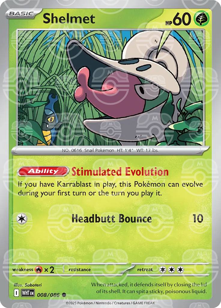 Shelmet 008/086 (SV: White Flare)  - Holofoil | Good Games Adelaide SA