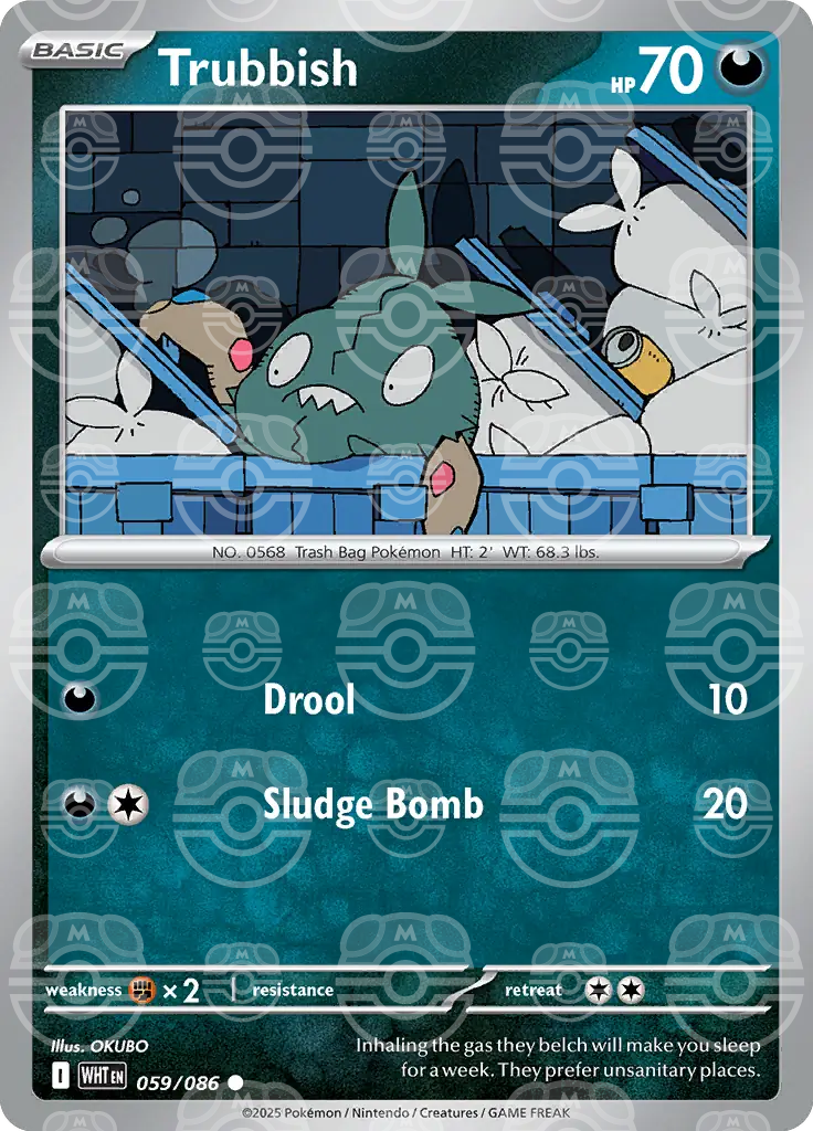 Trubbish 059/086 (SV: White Flare)  - Holofoil | Good Games Adelaide SA