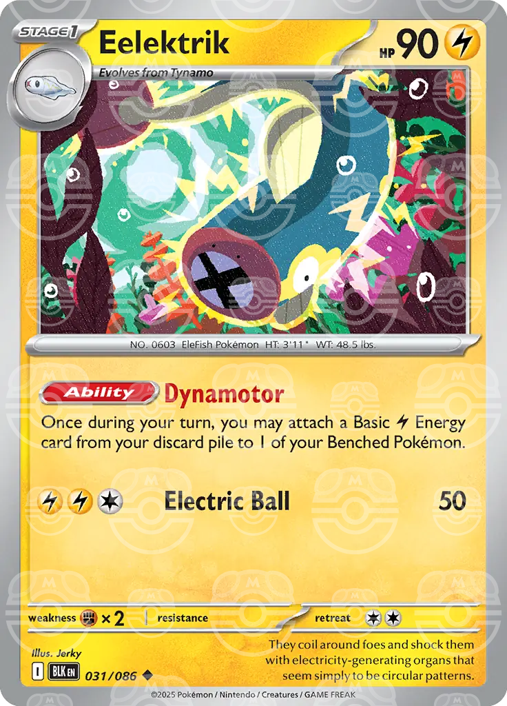 Eelektrik 031/086 (SV: Black Bolt)  - Holofoil | Good Games Adelaide SA
