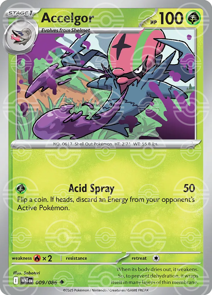 Accelgor 009/086 (SV: White Flare)  - Holofoil | Good Games Adelaide SA