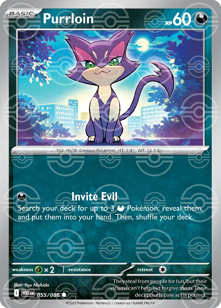 Purrloin 055/086 (SV: White Flare)  - Holofoil | Good Games Adelaide SA