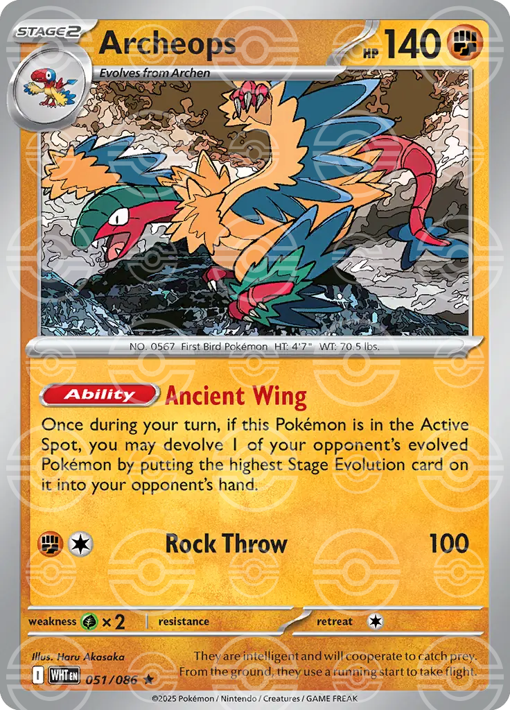 Archeops 051/086 (SV: White Flare)  - Holofoil | Good Games Adelaide SA