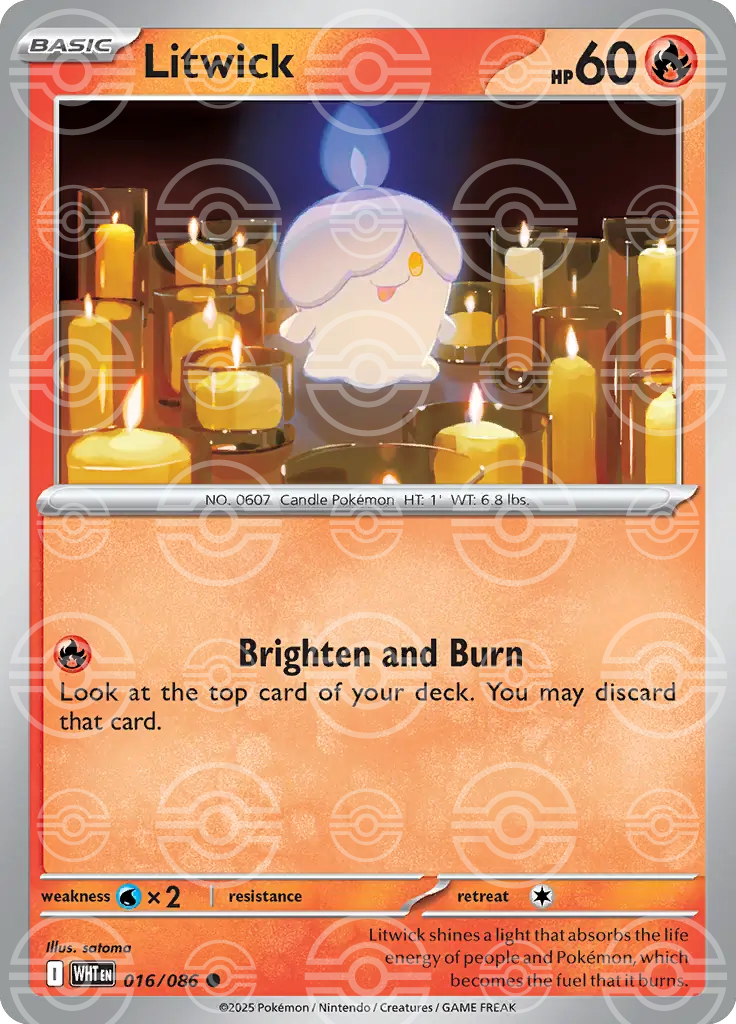 Litwick 016/086 (SV: White Flare)  - Holofoil | Good Games Adelaide SA