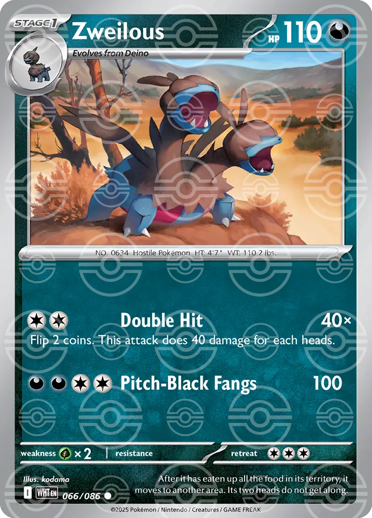 Zweilous 066/086 (SV: White Flare)  - Holofoil | Good Games Adelaide SA