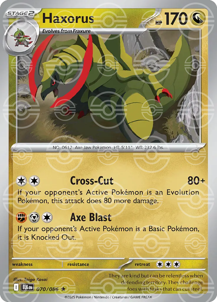 Haxorus 070/086 (SV: Black Bolt)  - Holofoil | Good Games Adelaide SA