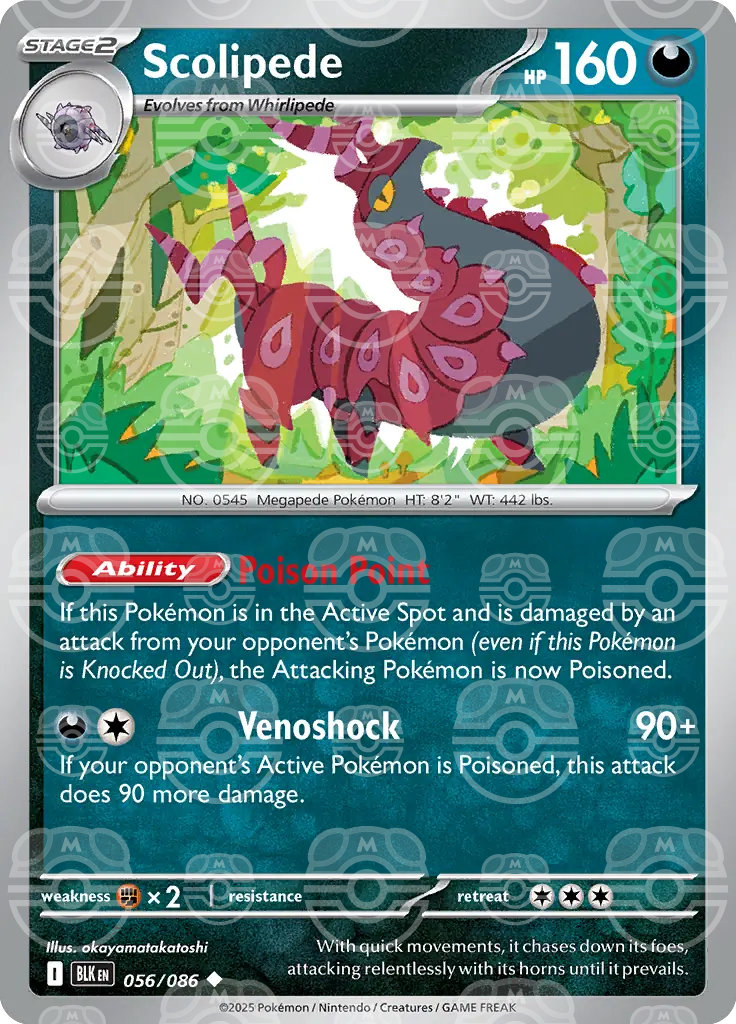 Scolipede 056/086 (SV: Black Bolt)  - Holofoil | Good Games Adelaide SA