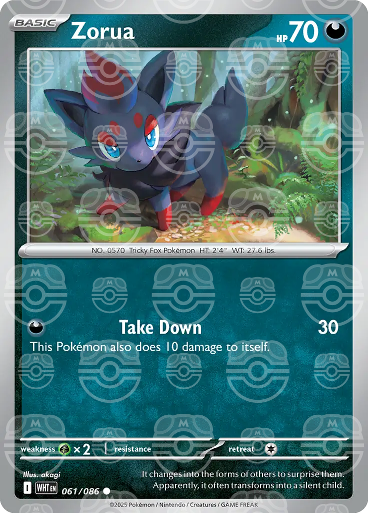 Zorua 061/086 (SV: White Flare)  - Holofoil | Good Games Adelaide SA