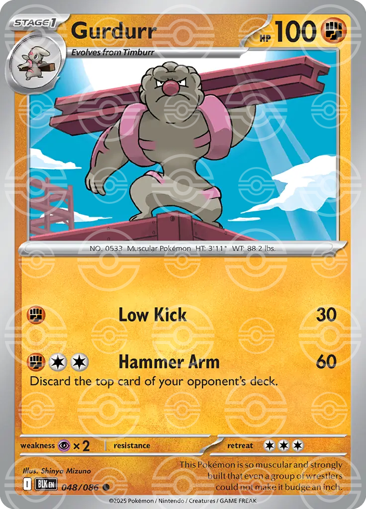 Gurdurr 048/086 (SV: Black Bolt)  - Holofoil | Good Games Adelaide SA