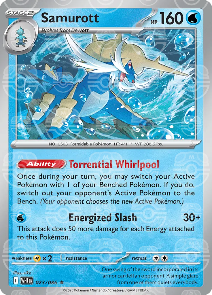 Samurott 023/086 (SV: White Flare)  - Holofoil | Good Games Adelaide SA