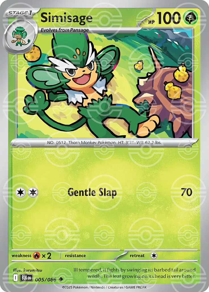 Simisage 005/086 (SV: Black Bolt)  - Holofoil | Good Games Adelaide SA